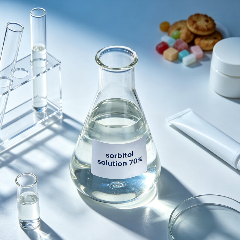 Multi‑spec Sorbitol 70% Liquid Syrup D Glucitol Polyol Raw Material For Food Confectionery Sweetening And Cosmetic Skincare Moisturizing Application