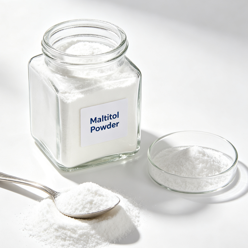 Crystalline Maltitol Powder E965 CAS 585-88-6 99% Food Grade Low Calorie Sugar Replacer, 25kg Bag