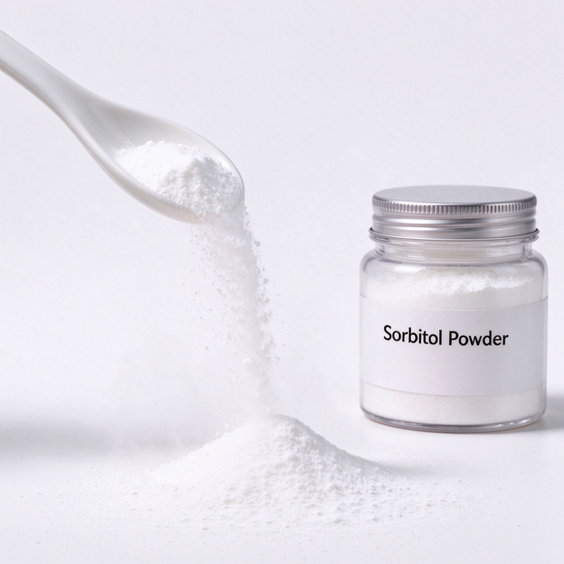Sorbitol Powder Food Grade D-Glucitol Sugar Alcohol Sweetener CAS 50-70-4 for Beverage Confectionery Oral Care Cosmetics