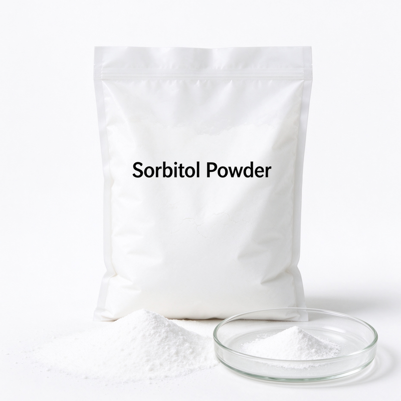 Sorbitol Powder D‑Glucitol CAS 50‑70‑4 E420 Crystalline Sugar Alcohol Low Calorie Sweetener Humectant for Food Cosmetic Pharmaceutical Excipient 25kg Bag Bulk
