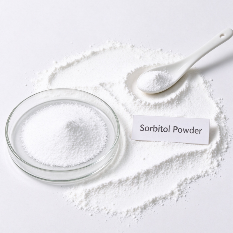 Food Grade Sorbitol Crystalline Powder Low Calorie Sugar Alcohol for Hard Candy Chewing Gum and Sugar Free Biscuit Making