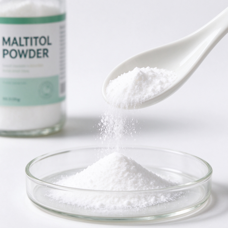 Food Grade Crystalline Maltitol Powder 99% CAS 585-88-6 E965 Polyol Sweetener for Sugar-Free Confectionery & Bakery Bulk Supply