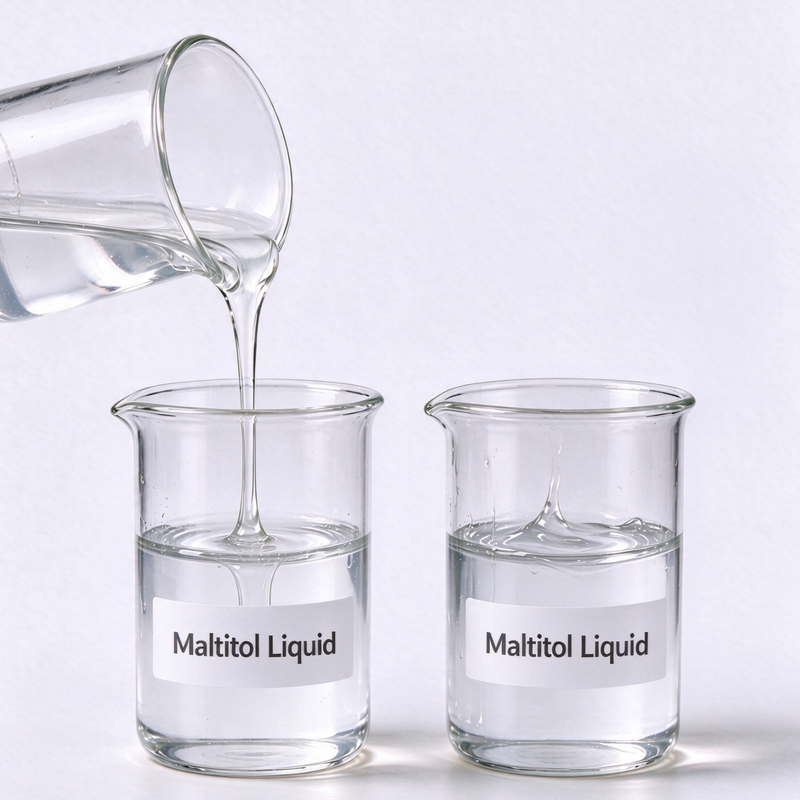 Maltitol Syrup E965 High Purity Reduced Calorie Sweetener for Beverage and Pharma Syrup