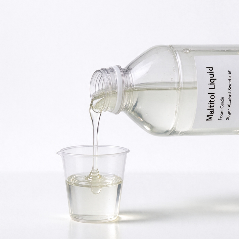 Food Grade Maltitol Liquid Syrup, Low-Calorie Non-Crystallizing Sugar Alcohol Sweetener, Bulk Supply