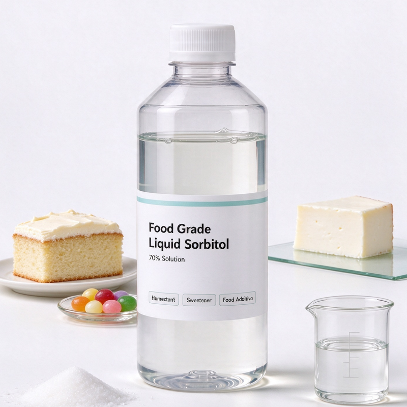 Food Grade Liquid Sorbitol Sweetener & Humectant, Bulk Sorbitol Solution for Food, Beverage & Confectionery, Wholesale Supply